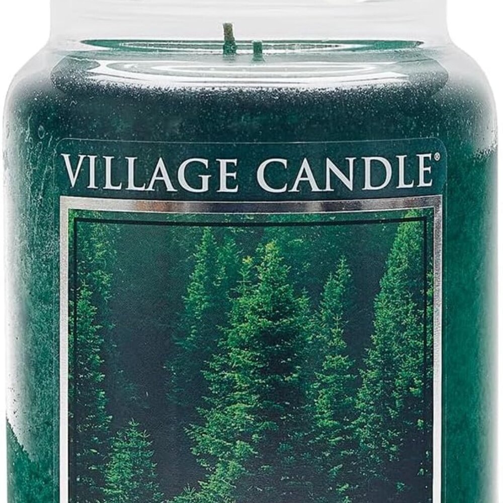 Balsam Fir Large Apothecary Jar, Scented Candle, 21.25 oz., Green